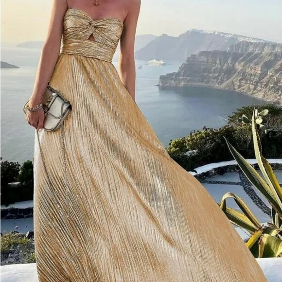 GOLD GOWN - Picture 1 of 3